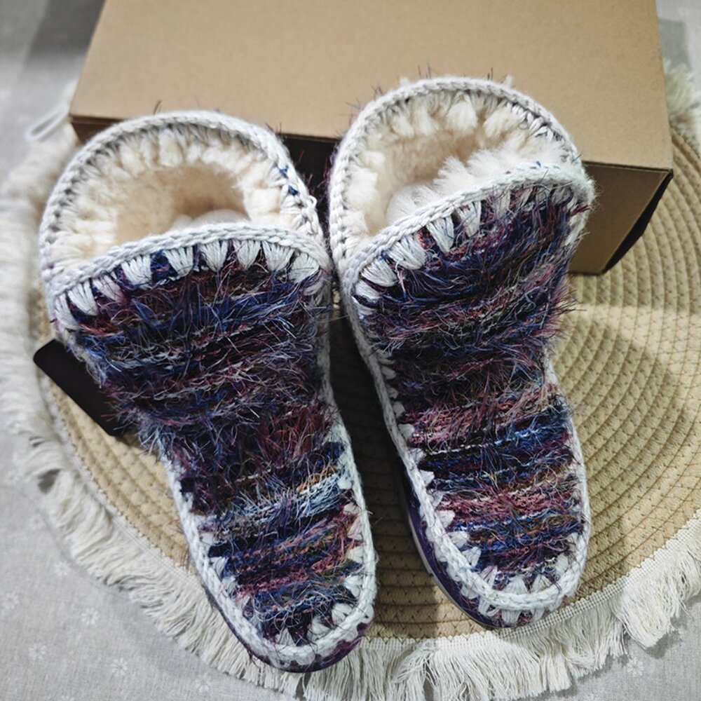 Mou Plush Ankle Boots